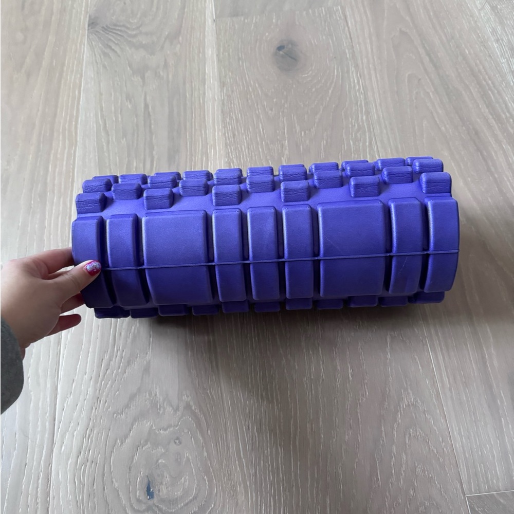 Purple foam roller